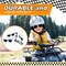 4E's Novelty 12 Pack Kids Race Car Checkered Sunglasses Bulk with UV400 Protection - Ideal for Race Car Theme Birthday Decor